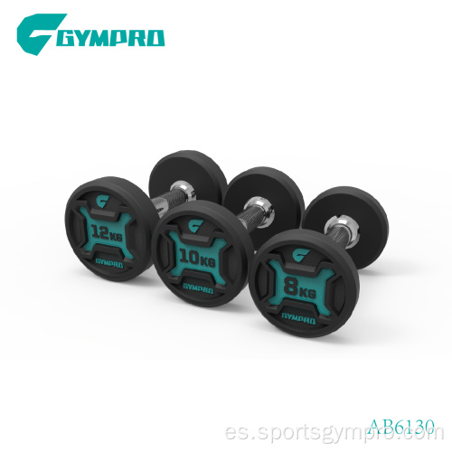 Fitness Gympro PU con mancuernas recubiertas